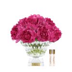 Cote Noire Bordeaux - Magenta Peonies